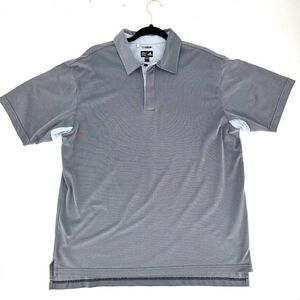 Adidas Men's Clima Cool Short Sleeve Golf Polo Shirt Charcoal Gray Size‎ Large